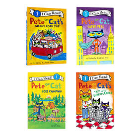 Pete the Cat 皮特猫 I CAN READ LEVEL1 第一阶段 进口英文原版分级读物 汪培珽书单 3-5岁儿童英语启蒙阅读故事书图书绘本