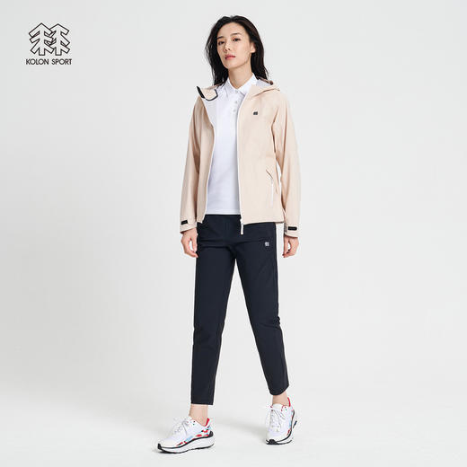 KOLONSPORT可隆防水外套女款防风运动衣轻量夹克春季户外休闲衣LKJK2MN142 商品图3