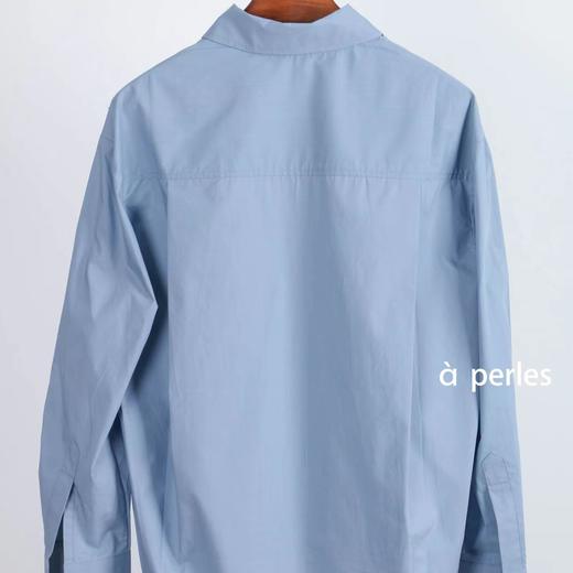 【à perles】丝光棉经典套装，方领衬衫➕腰头橡筋短裤（可单买），舒适时髦【清仓，不退不换】 商品图12