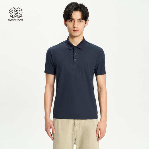 KOLONSPORT可隆POLO男款防晒运动上衣速干打底保罗衫LHPT2MT595 商品图0