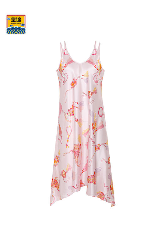 【皇锦】双肩带吊带裙 商品图3