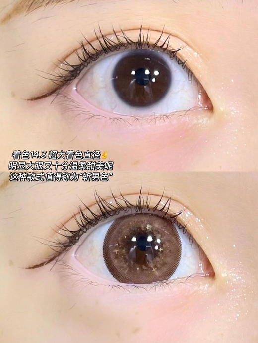 【年抛】星光闪闪棕 AgensColor | 大直径14.5 着色14.3 | 【同品牌多副更划算,选款色板在详情页】 商品图5