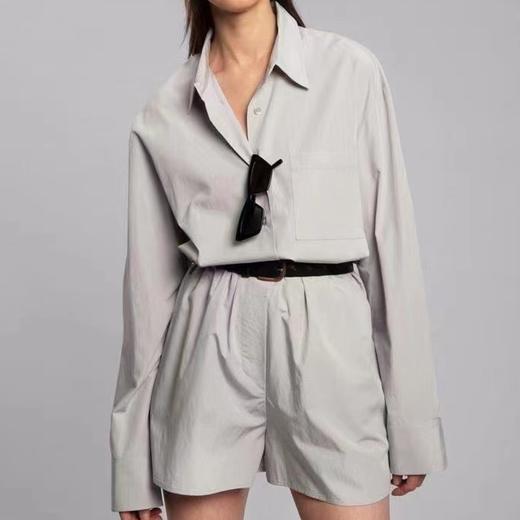 【à perles】丝光棉经典套装，方领衬衫➕腰头橡筋短裤（可单买），舒适时髦【清仓，不退不换】 商品图6