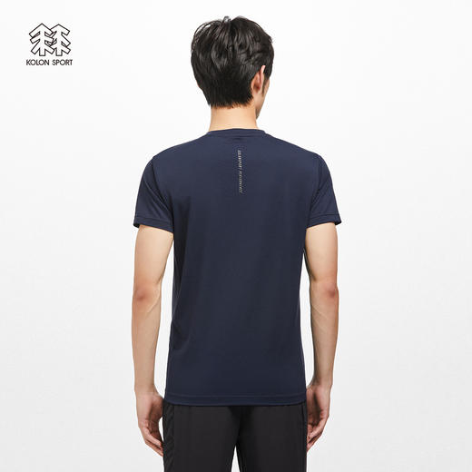 KOLONSPORT可隆短袖男款防晒UPF50+上衣运动弹力体恤户外吸湿T恤LHRT2MN213 商品图1