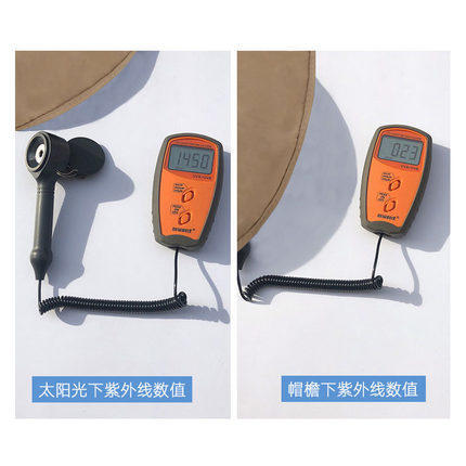 买1送1DANMO旦茉贝壳黑胶防晒帽大帽檐更防晒修饰脸型显瘦 商品图4