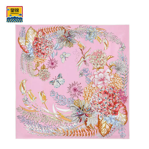 【皇锦】真丝围巾印花丝巾桑蚕丝方巾·无尽夏 商品图1