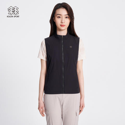 KOLONSPORT可隆户外休闲衣女款防泼水马甲凉感运动马夹防晒上衣	LKVT2MN148 商品图0