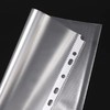 11孔文件保护袋a4透明款4c6c100个/包档案袋文件套防水活页袋资料袋加厚透明塑料办公收纳透明袋打孔薄软十一孔插页袋 商品缩略图3