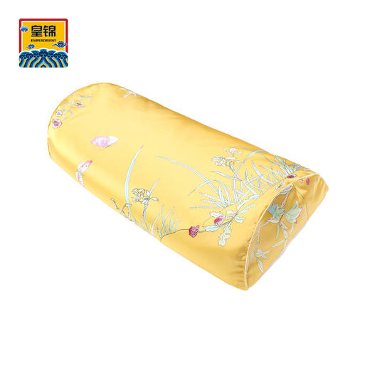 【皇锦】真丝印花半圆形荞麦枕-满庭芳 商品图1
