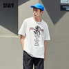 森马短袖T恤男个性卡通字母印花2022夏季新款帅气减龄男生上装潮-TDS 商品缩略图1
