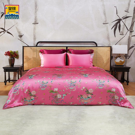 【皇锦】印花被套三件套·四季花篮 商品图1