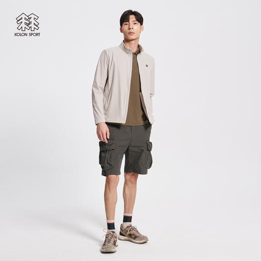 KOLONSPORT可隆防晒衣男款防泼水风衣凉感针织弹力夹克户外皮肤衣LHJK2MN165 商品图3