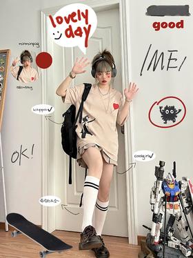 OOTD|甜酷学院风少女穿搭