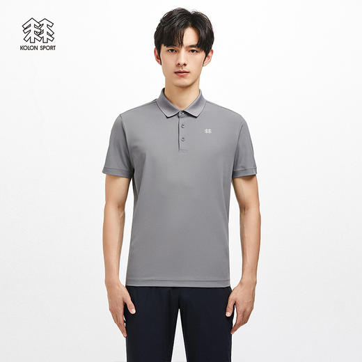 KOLONSPORT可隆POLO衫男款速干衣防晒短袖男士运动上衣保罗衫LHPT2MT535 商品图1