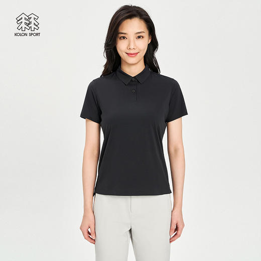 KOLONSPORT可隆【刘诗诗同款】POLO女款防晒运动上衣速干保罗衫LKPT2MT564 商品图4