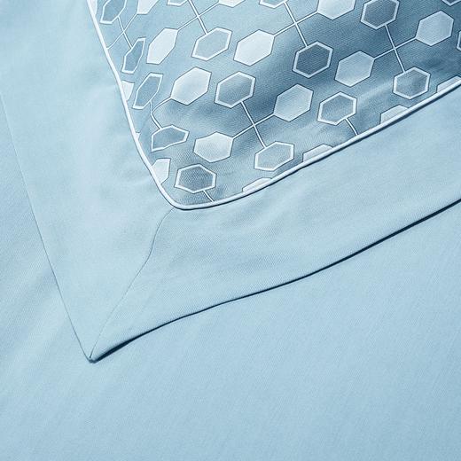 【皇锦】暖真丝被套印花空调桑蚕丝三件套·几何纹 商品图4