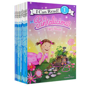 Pinkalicious 粉红控10册I can read  level 1 第一阶段 进口英文原版分级读物 儿童绘本汪培珽推荐书单 3-6岁女孩趣味图画英语故事书
