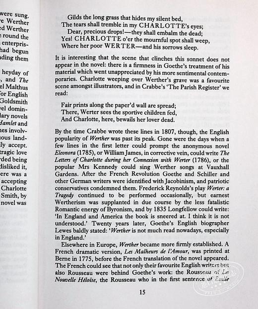 预售 【中商原版】歌德：少年维特的烦恼 英文原版 The Sorrows of Young Werther Goethe 商品图7