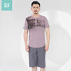 【清仓特惠】爱帝国风水墨亚麻可外穿男士短袖套装 商品缩略图0