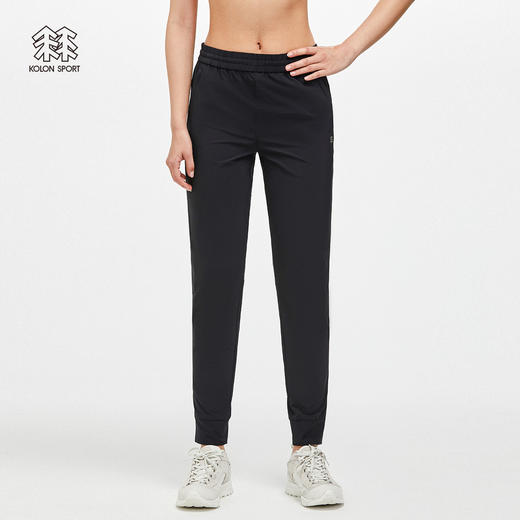 KOLONSPORT可隆束脚裤女款凉感运动裤弹力户外休闲裤徒步露营裤子LKLP2MN356 商品图1