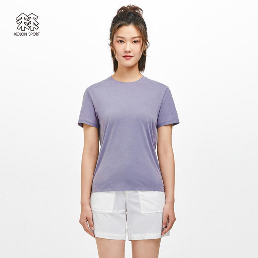 KOLONSPORT可隆短袖防晒UPF40+运动上衣户外速干T恤LKRT2MT566 商品图2