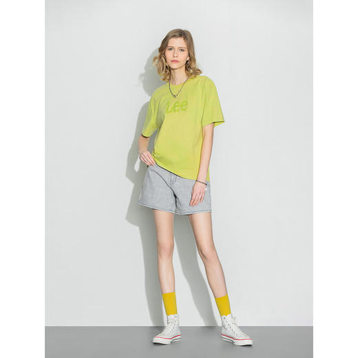 Lee商场同款22春夏新品男友版绿色扎染女短袖T恤LWT0024203RT-431 商品图2