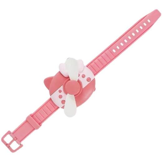 抖音小红书同款kt手表风扇迷你USB充电轻巧学生helloki手腕表电扇国庆出游 商品图7