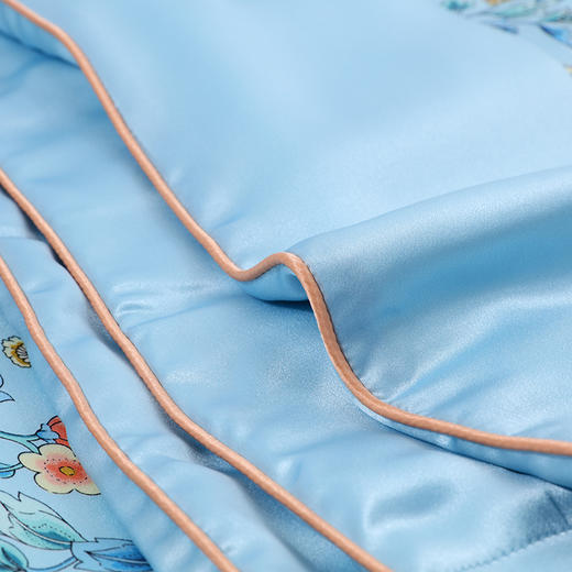 【皇锦】真丝印花蚕丝被-繁花似锦 商品图2