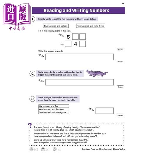 预售 英国CGP原版 KS2 Maths Targeted Question Book 挑战性数学针对性问题书 小学3-6年级 延伸学习套装4册 含答案 商品图2