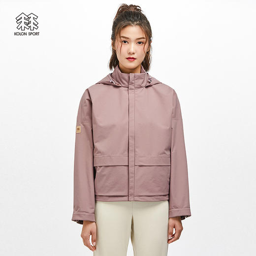 KOLONSPORT可隆【刘诗诗同款】户外休闲衣戈尔特斯软壳衣防风夹克防泼水外套LKWJ2MT606 商品图2