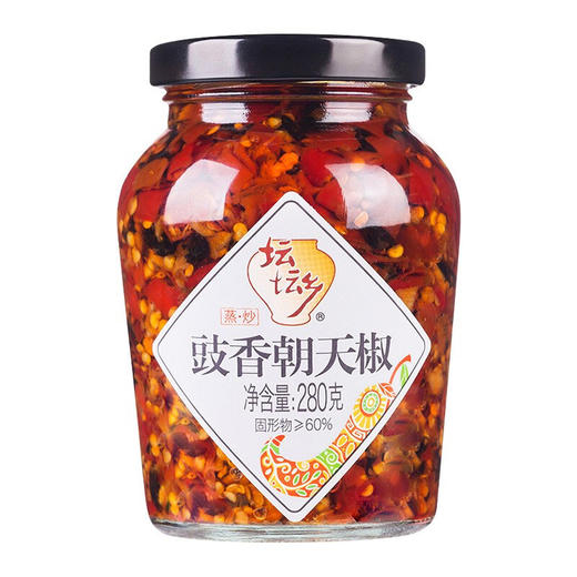 坛坛乡豉香朝天椒280克 商品图0