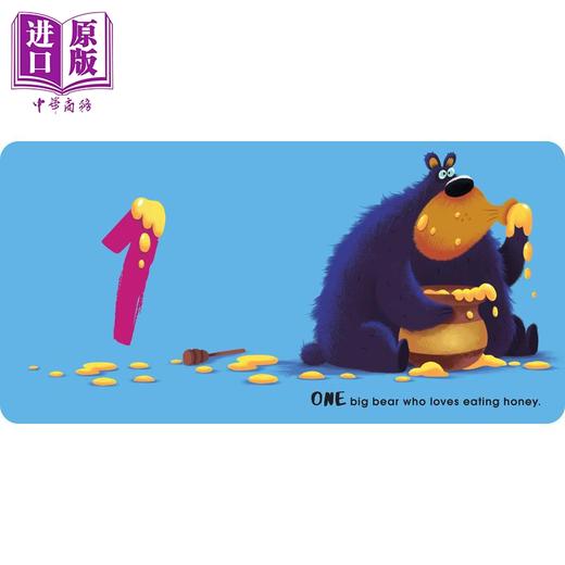 【中商原版】Animal 123 动物123 Nikolas Ilic 英文原版进口童书 低幼儿童早教绘本 英语 数数 数字启蒙 纸板书 2-5岁 商品图2