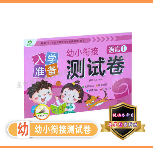 幼儿衔接测试卷 商品图2