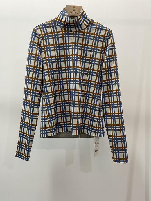 【内购不退换】【S1】臣禾格纹上衣打底衫9203050277 商品图0