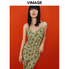 VIMAGE/纬漫纪夏季新款印花时尚气质吊带连衣裙V1707335 商品缩略图0