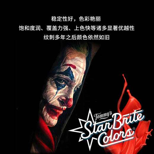斯塔布瑞红色纹身色料惊蛰刺青器材 商品图3