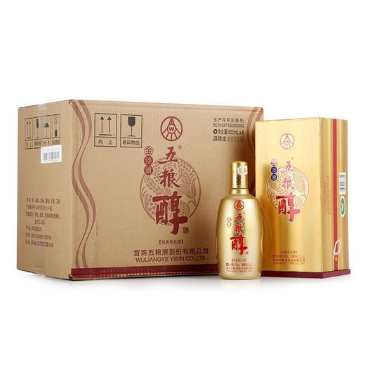 42度五粮醇金淡雅500ml×6 整箱装（2017年老酒） 商品图0