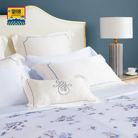 【皇锦】印花空调真丝被三件套-瓜蝶连绵