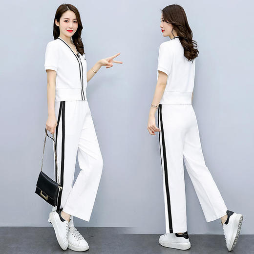 运动休闲，韩版宽松显瘦洋气时髦小个子穿搭两件套HR-AQHUI221 商品图1