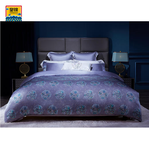 【皇锦】印花被套三件套·祥云八宝 商品图1