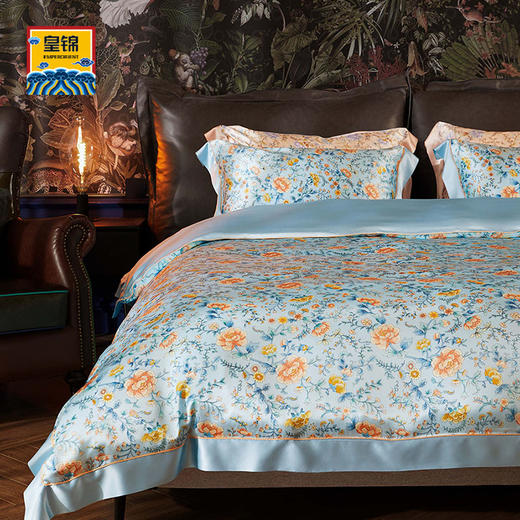 【皇锦】印花蚕丝大三件套-繁花似锦 商品图2