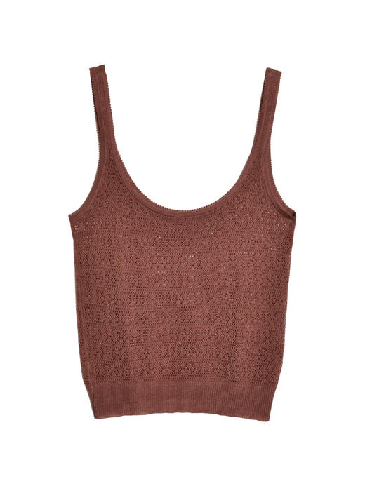 2022新款女士丝光羊毛混纺12针双股吊带背心 商品图4