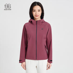 KOLONSPORT可隆防水外套女款防风运动衣轻量夹克春季户外休闲衣LKJK2MN142
