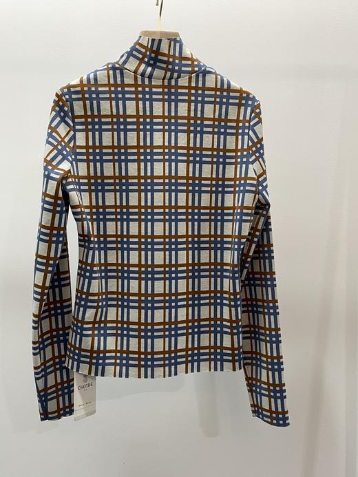 【内购不退换】【S1】臣禾格纹上衣打底衫9203050277 商品图1