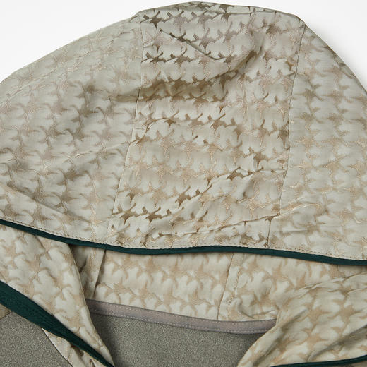 谜底短袖连衣裙2022夏季新款轻时尚撞色拼接休闲连帽225ML6046 商品图3