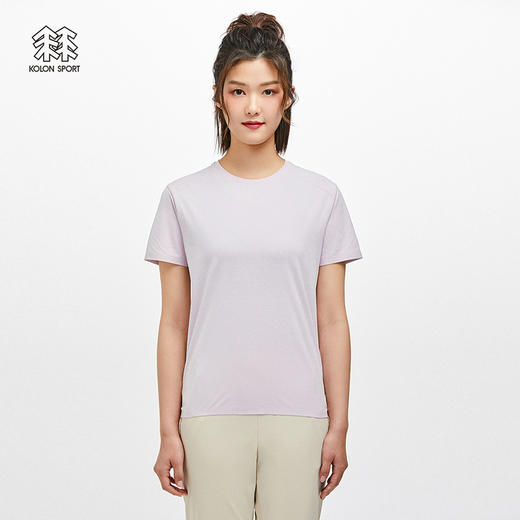 KOLONSPORT可隆短袖防晒UPF40+运动上衣户外速干T恤LKRT2MT566 商品图3