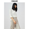 VIMAGE/纬漫纪夏季新品宫廷五分袖袖简约大方小上衣V1713330 商品缩略图2