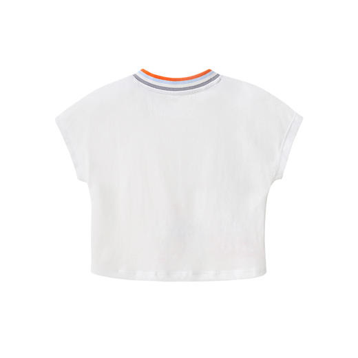 英氏童装儿童短袖t恤宝宝纯棉上衣22新款夏装宽松衣服YRTCJ22306A 商品图1