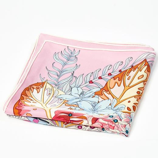 【皇锦】真丝围巾印花丝巾桑蚕丝方巾·无尽夏 商品图4