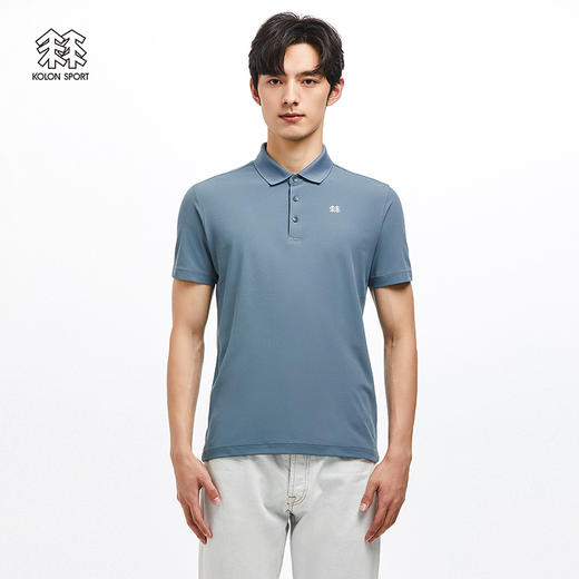 KOLONSPORT可隆POLO衫男款速干衣防晒短袖男士运动上衣保罗衫LHPT2MT535 商品图3